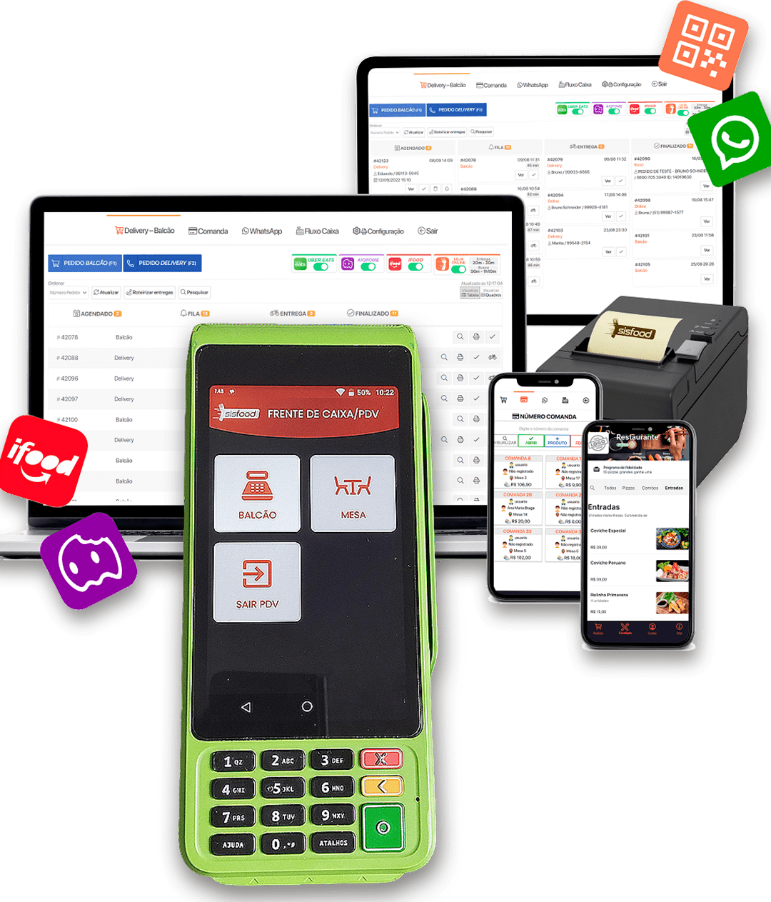 Sistema completo de gestão para restaurantes com emissão de NFC-e e NF-e